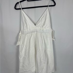 Aerie White Spaghetti Strap Dress